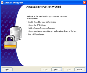 Encryption Wizard - welcome page