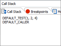 Trace Into, including breakpoints